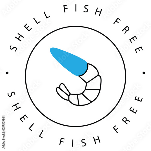 Sustainable Ocean Shellfish Vector Icon Design