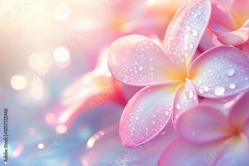 close up leaves rose flower with bokeh