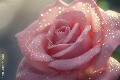close up leaves rose flower with bokeh