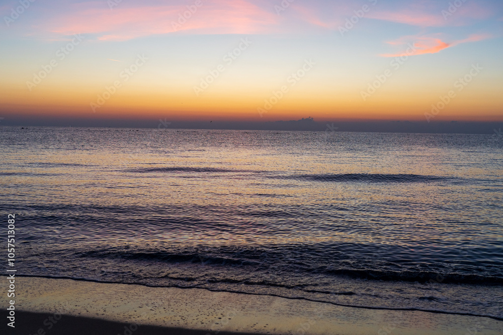 Obraz premium Layers of Morning – Sunrise Over the Aegean Sea, Greece 2024
