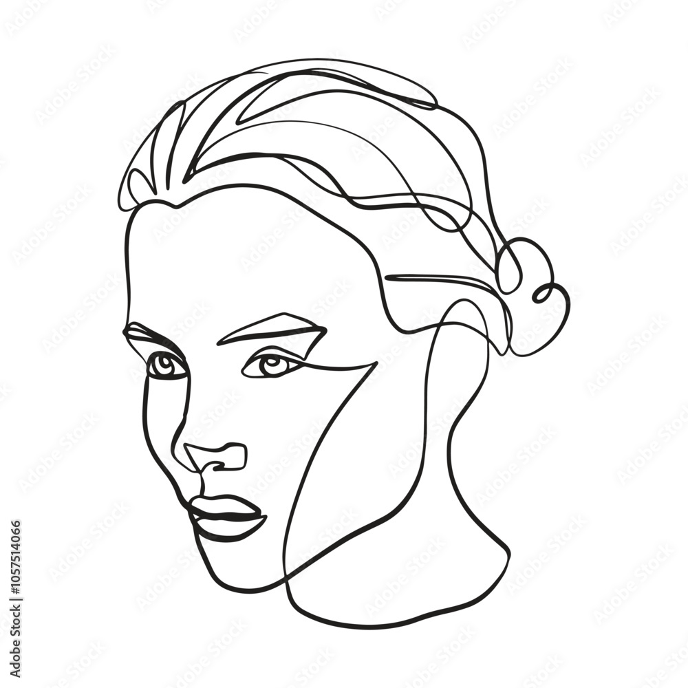 Continuous line, drawing of set faces and hairstyle, fashion concept, woman beauty minimalist, vector illustration for t-shirt, slogan design print graphics style
Continuous line, drawing of set faces and hairstyle, fashion concept, woman beauty minimalist, vector illustration for t-shirt, slogan design print graphics style