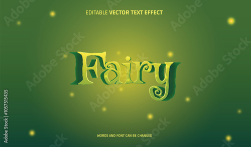 FAIRY text effect