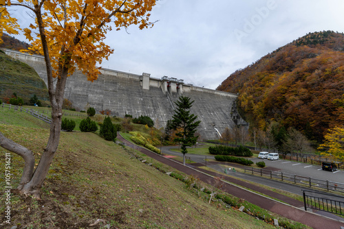 北海道　札幌　定山渓　秋　紅葉