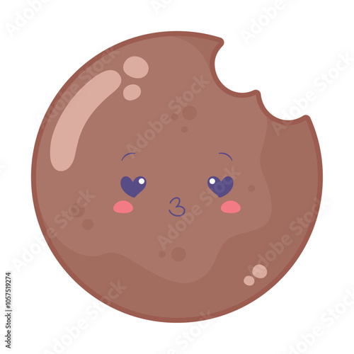 chocolate cookie candy kawaii