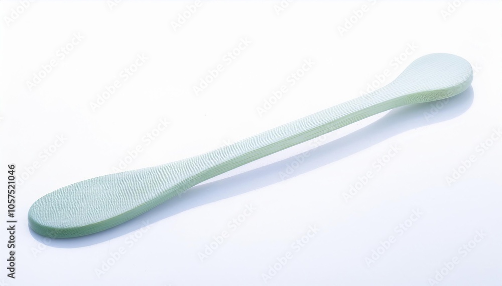 Tongue Depressor on White Background Isolated. Full Shot of Medical Devices. Tongue Depressor on White Background Isolated. Full Shot of Medical Devices.