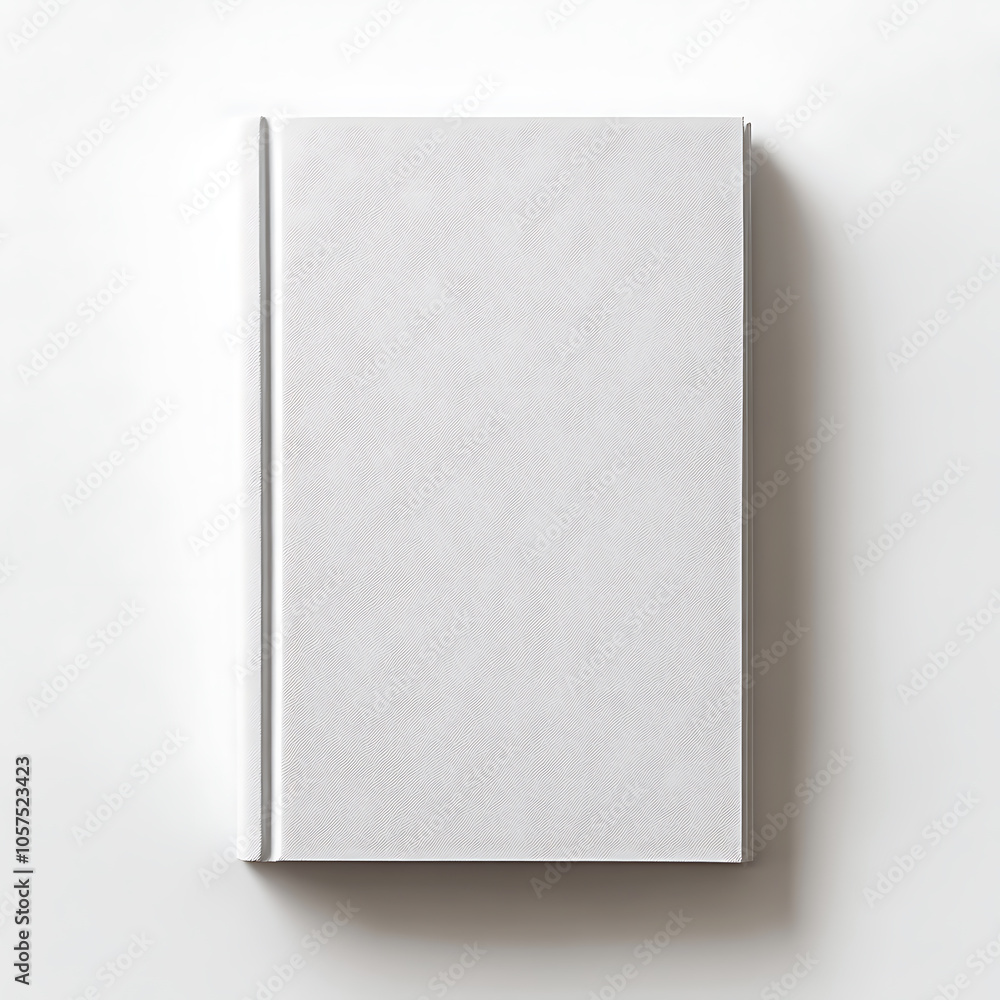 Blank book cover on white background Blank book cover on white background