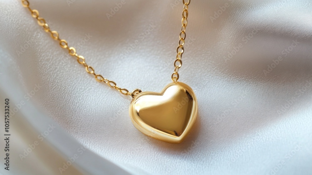 Golden Heart Necklace Golden Heart Necklace