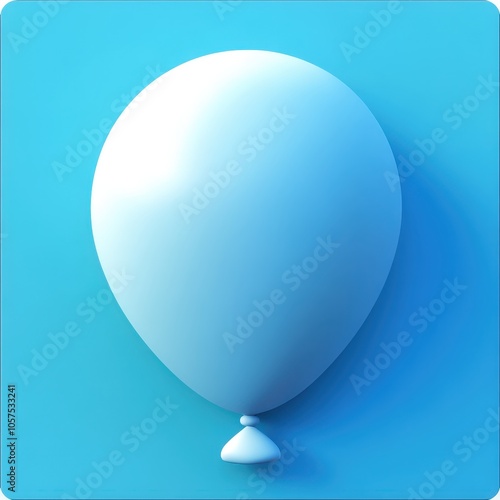 Simple Balloon Icon Design for Creative Projects