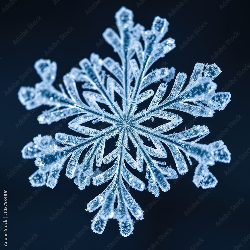 a close up of a snowflake with a black background a close up of a snowflake with a black background