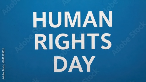 human rights day illustration banner background. World international day of Human rights for justice template.