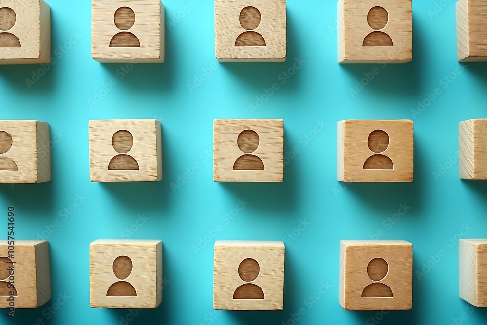Obraz premium Connecting the Global Workforce People & Business Collaboration
