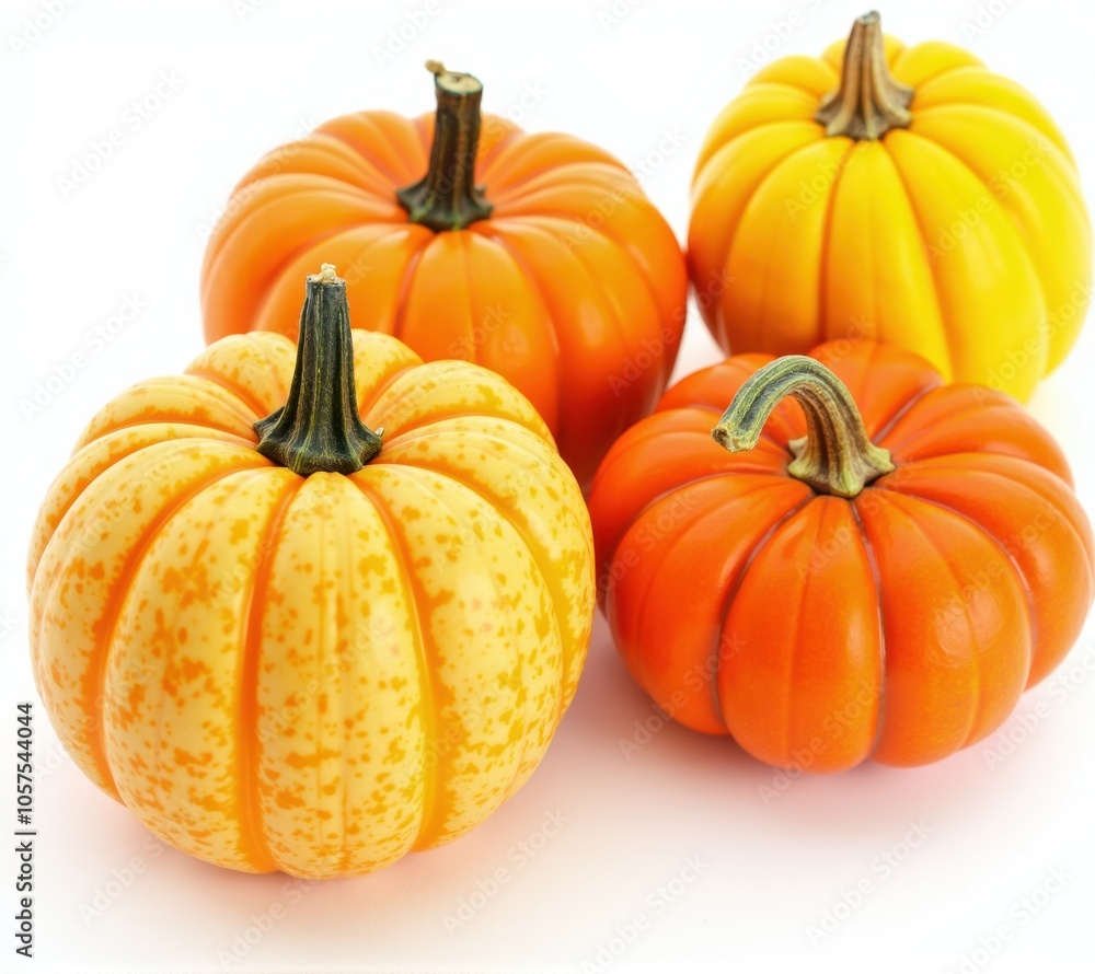 pumpkins different vegetables on white background pumpkins different vegetables on white background