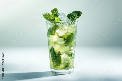 mojito mojito Fresh mojito cocktail isolated on white background.