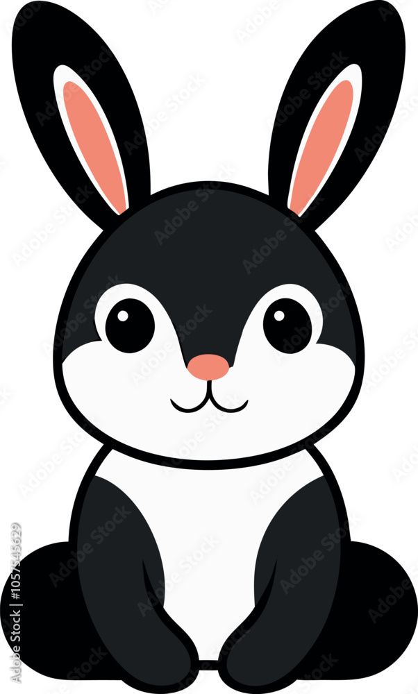 Cute Little Rabit vector art illustration eps Cute Little Rabit vector art illustration eps