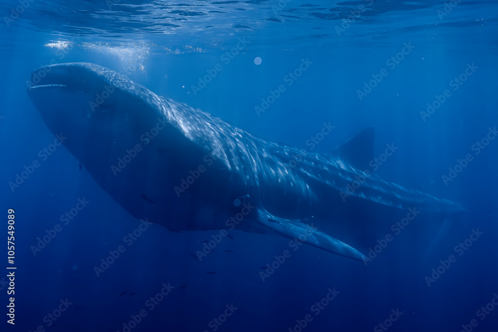 Large Whale Shark in Baja California Sur Mexico Large Whale Shark in Baja California Sur Mexico
