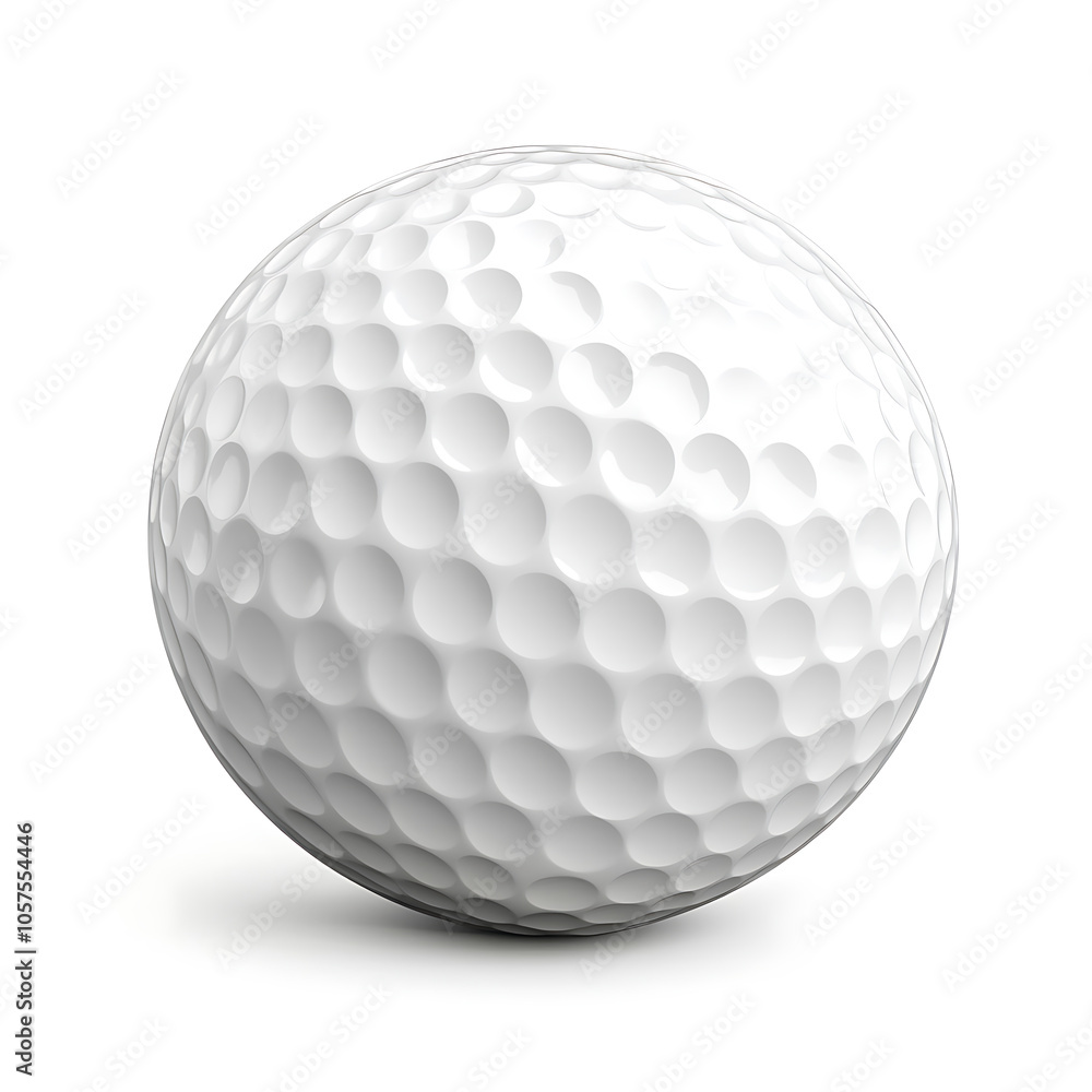 Golf ball isolated on white background Golf ball isolated on white background