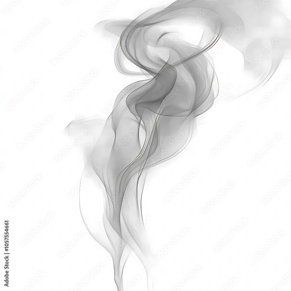 Smoke isolated on white background Smoke isolated on white background
