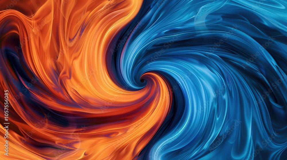 Energizing Flames, a mesmerizing display of swirling blue and orange flames creating a vibrant, dynamic atmosphere that captivates with its fiery essence and movement Energizing Flames, a mesmerizing display of swirling blue and orange flames creating a vibrant, dynamic atmosphere that captivates with its fiery essence and movement