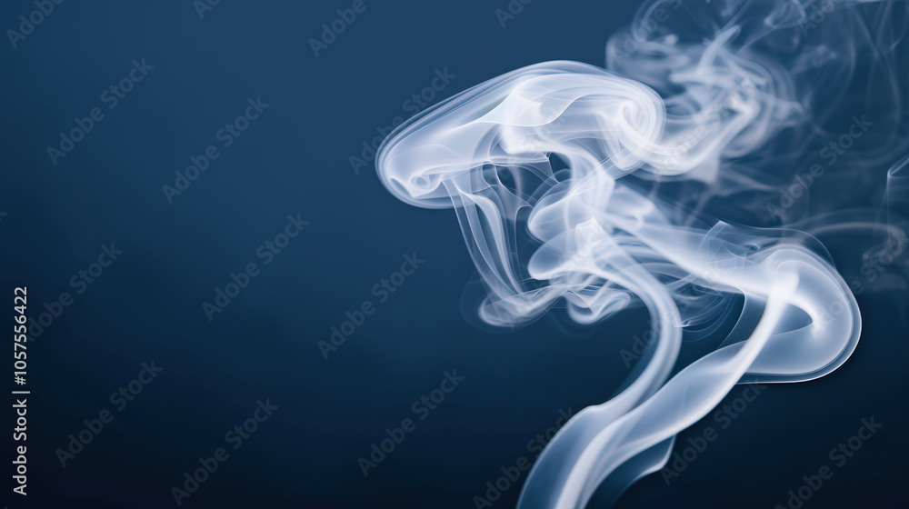 Ethereal White Smoke Dance, delicate wisps of white smoke gracefully drifting against a deep dark backdrop, creating a mesmerizing and elegant visual contrast. Ethereal White Smoke Dance, delicate wisps of white smoke gracefully drifting against a deep dark backdrop, creating a mesmerizing and elegant visual contrast.