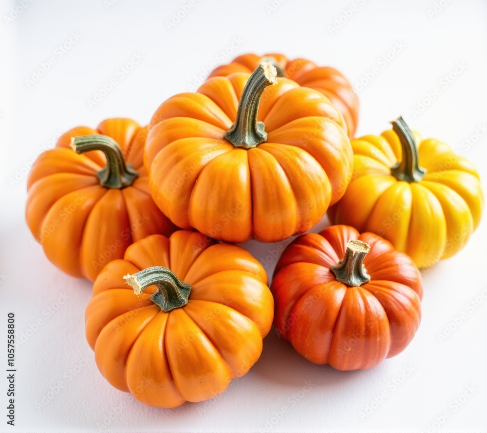 pumpkins different vegetables on white background pumpkins different vegetables on white background