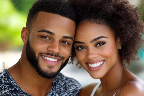 Two people exchanging glances and a subtle smile across a crowded room, with one person looking back confidently, highlighting the playful allure of flirting, symbolizing confidence and interest photo