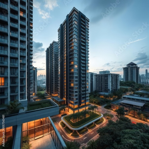 Pinnacle @ duxton singapore - hi-end public housing in central of singapore with connecting parks and terrace Condominium   photo