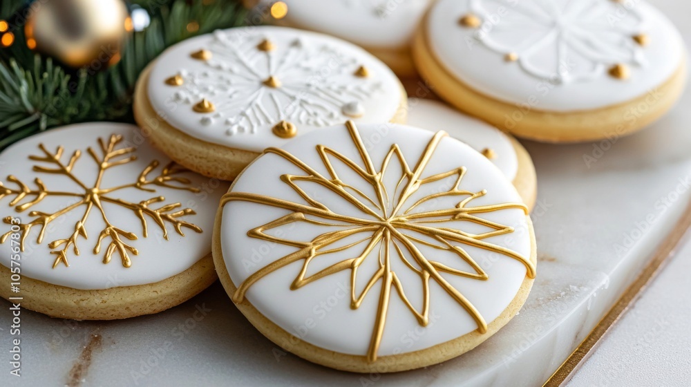 A plate of Christmas cookies on a wooden background, decorated with festive elements and a cozy holiday vibe A plate of Christmas cookies on a wooden background, decorated with festive elements and a cozy holiday vibe