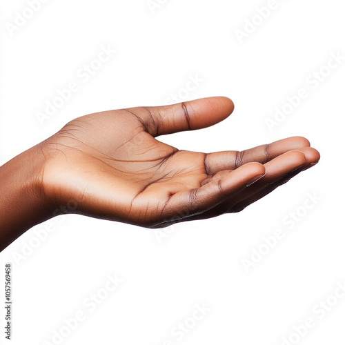African American Hand Holdi...