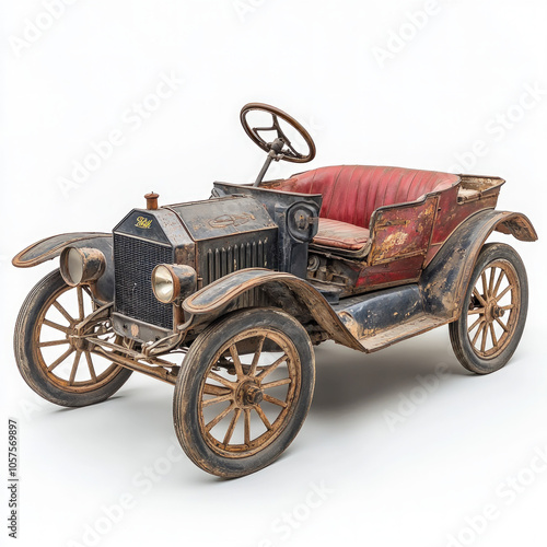 Antique Car Isolated