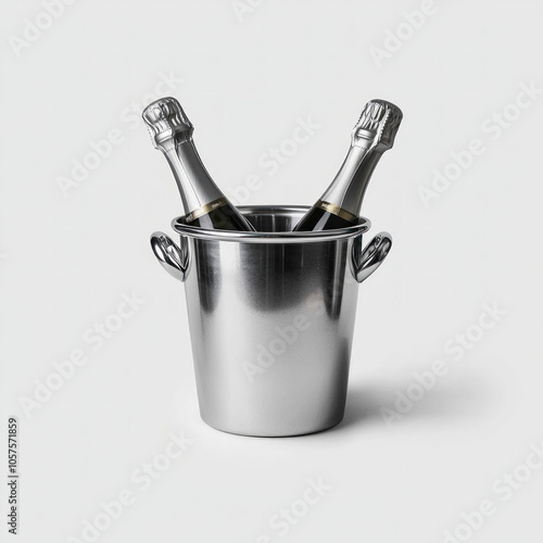 Champagne Bucket Isolated