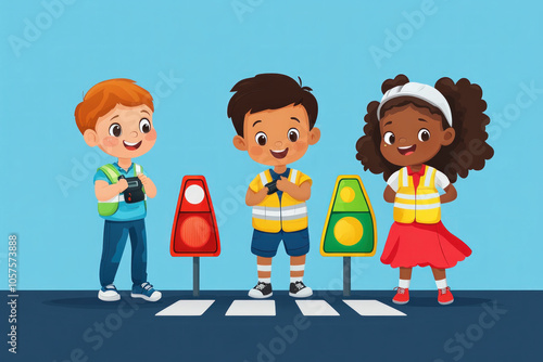 Colorful Poster Showing Car...