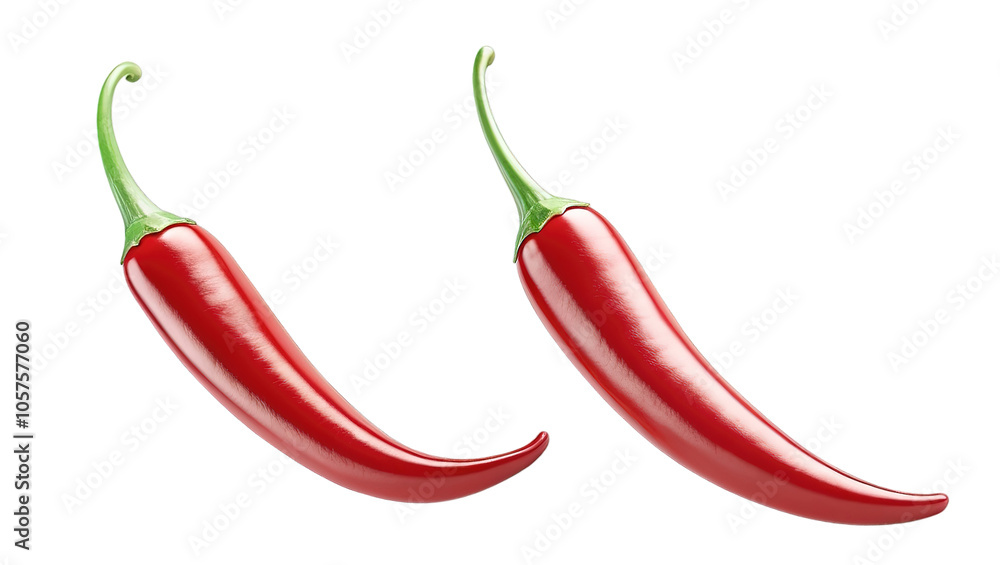 red chili on transparent background (PNG) red chili on transparent background (PNG)