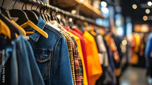 Exploring the latest trends in fashion retail with stylish clothing displays