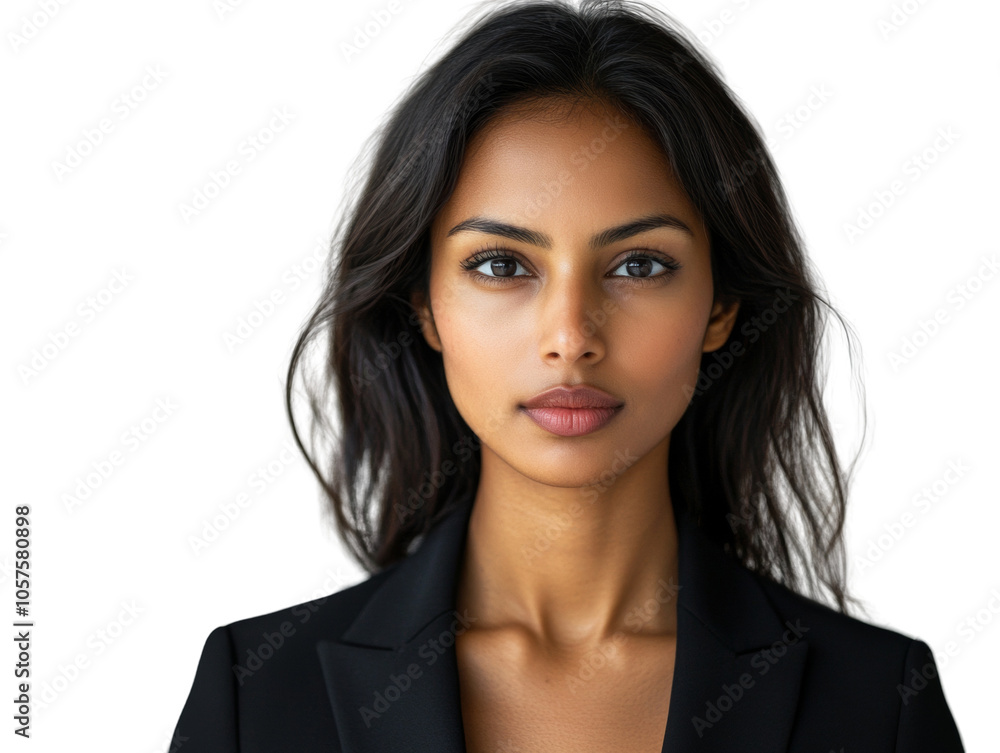 Portrait of a indian business woman isolated png Portrait of a indian business woman isolated png