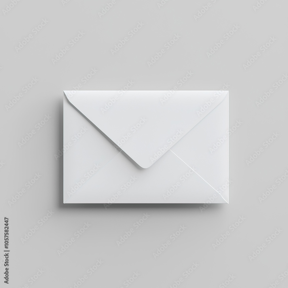 Front Of Envelope Isolated Front Of Envelope Isolated