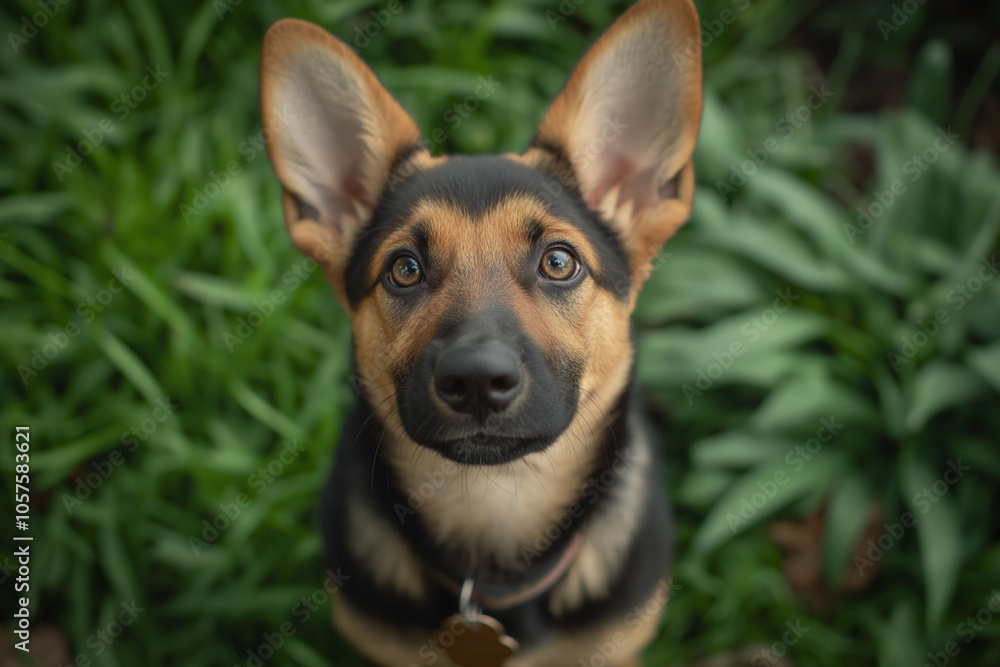 Fototapeta premium German shepherd puppy