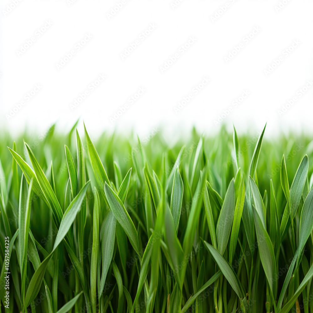 Fototapeta premium Golf Field Grass Isolated