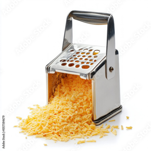 Grated Cheese Isolated