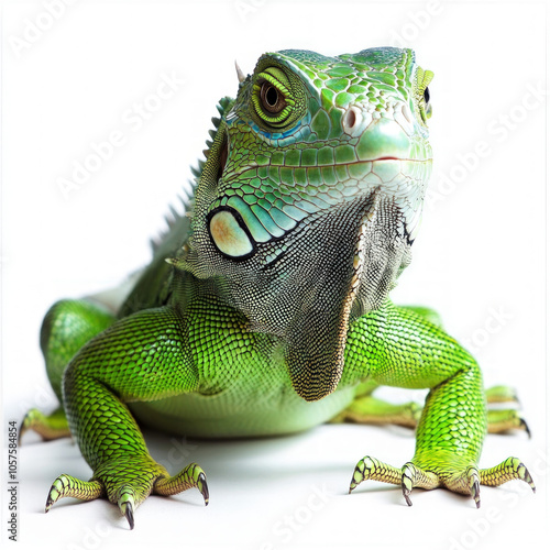 Green Iguana Isolated