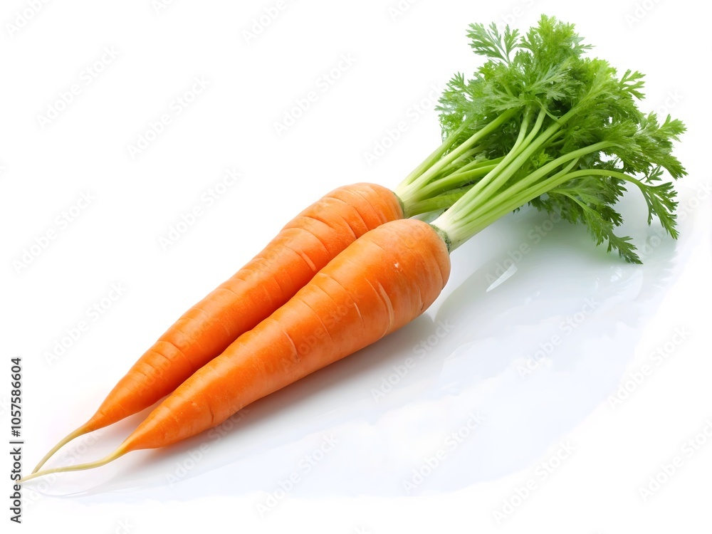 carrot on white background carrot on white background