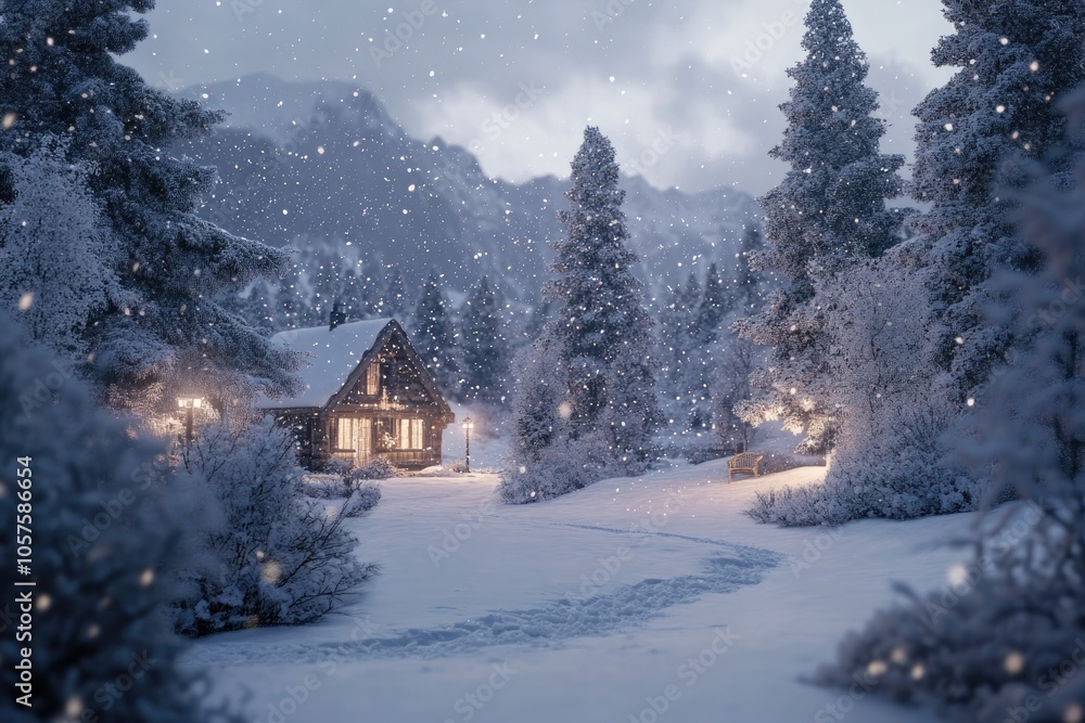 snowing snowing