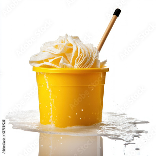 Mop Bucket Isolated