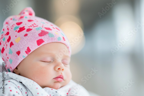 Newborn Baby In Incubator