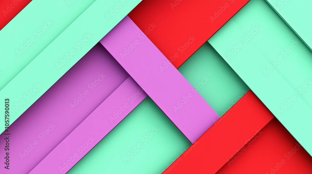 Vibrant geometric composition featuring bold colors and layered textures for modern design aesthetics Vibrant geometric composition featuring bold colors and layered textures for modern design aesthetics