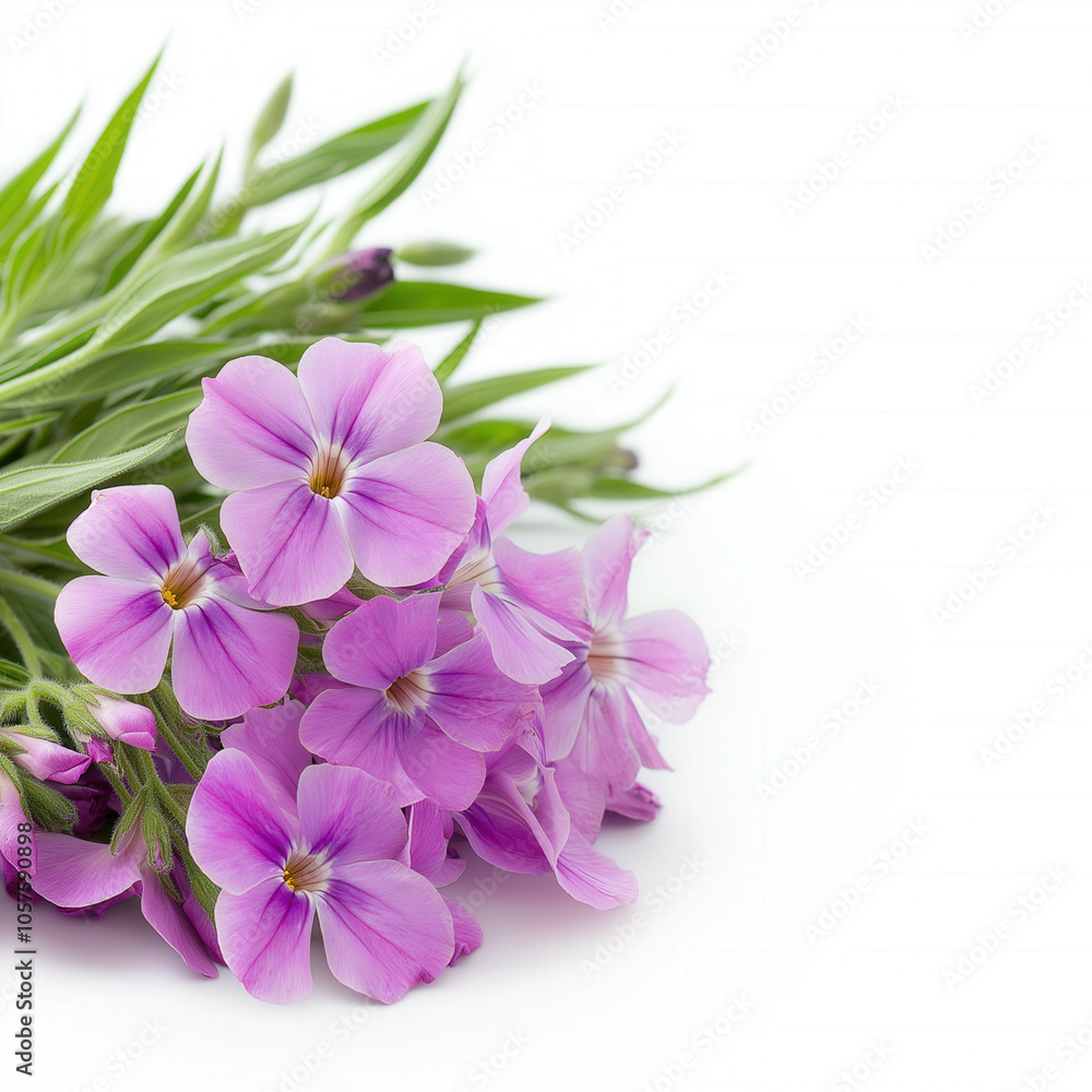 Phlox Isolated Phlox Isolated