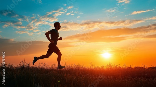 Runner at Sunset