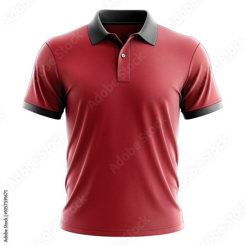 Polo Shirt Isolated Red