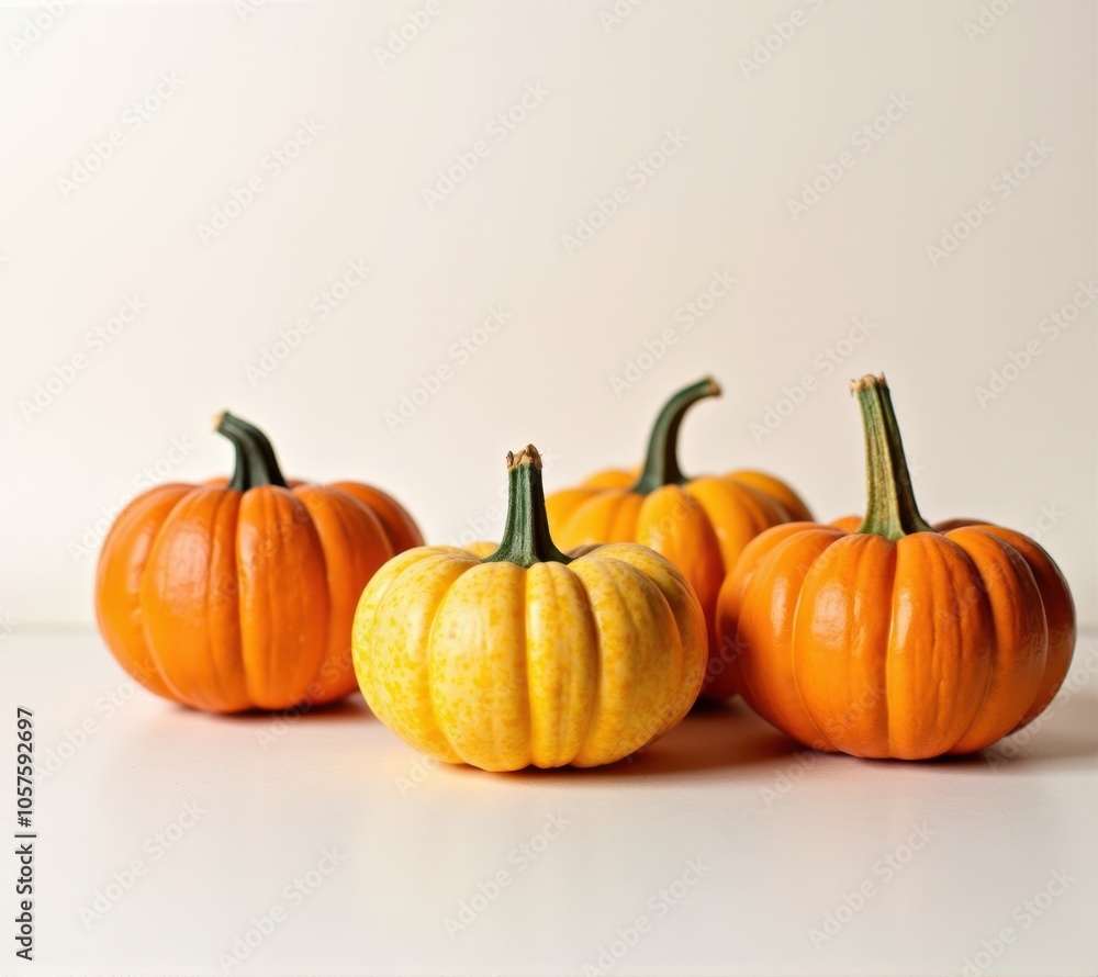 pumpkins different vegetables on white background pumpkins different vegetables on white background