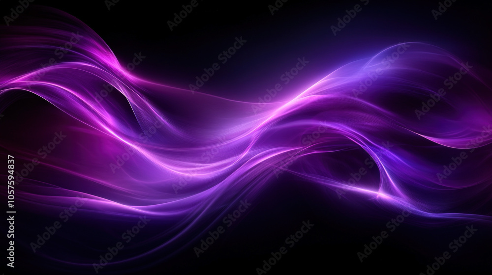 Smooth, Flowing Gradient Of Deep Purple Tones, Creating A Wave-Like Curve Across The Background, Evoking A Sense Of Elegance And Sophistication Smooth, Flowing Gradient Of Deep Purple Tones, Creating A Wave-Like Curve Across The Background, Evoking A Sense Of Elegance And Sophistication