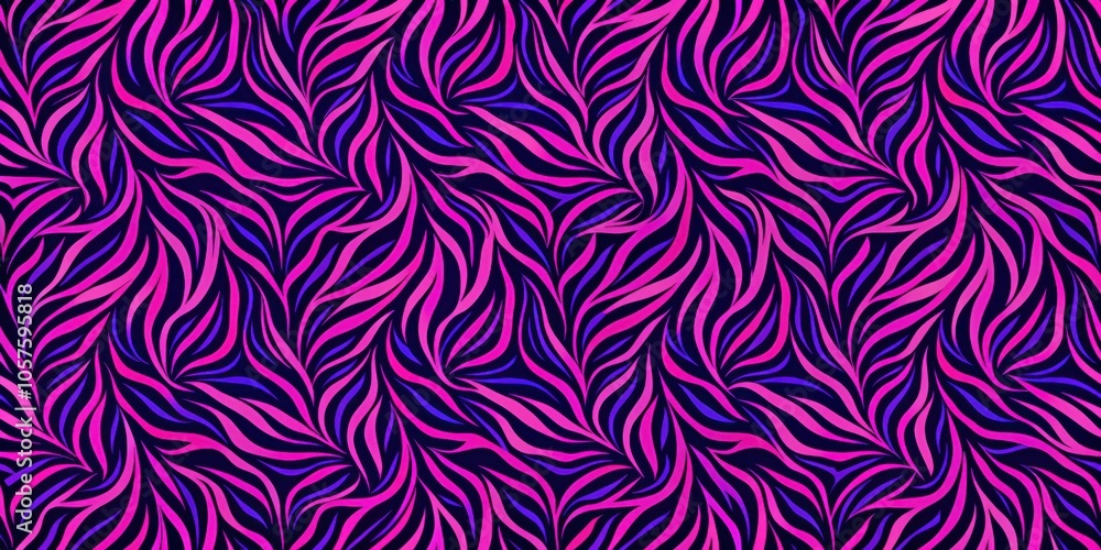 Neon Pink and Purple Zebra Print Seamless Pattern for 80s 90s Fashion Designers Neon Pink and Purple Zebra Print Seamless Pattern for 80s 90s Fashion Designers